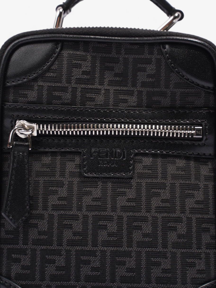 Travel Mini Bag Jacquard Micro FF Black Fabric Image 2