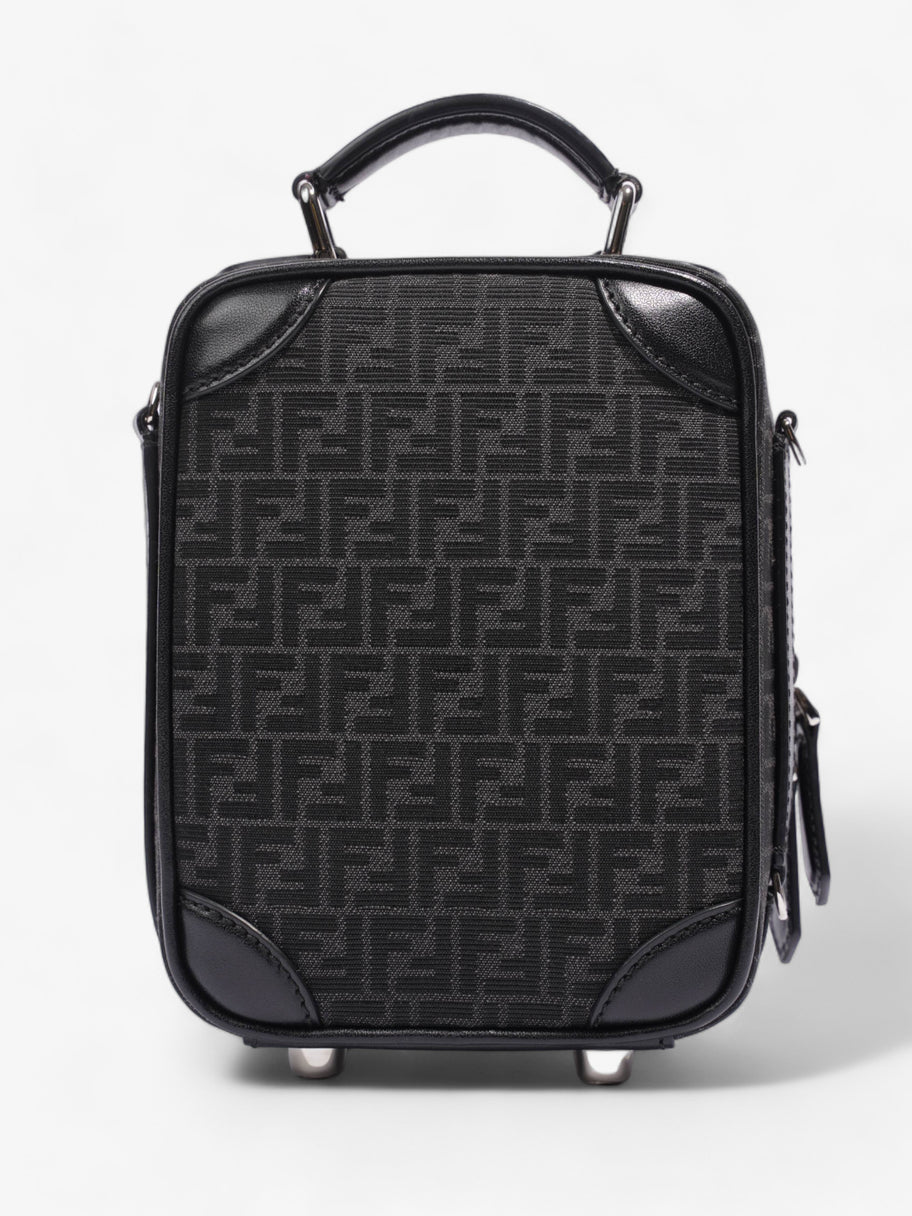 Travel Mini Bag Jacquard Micro FF Black Fabric Image 4