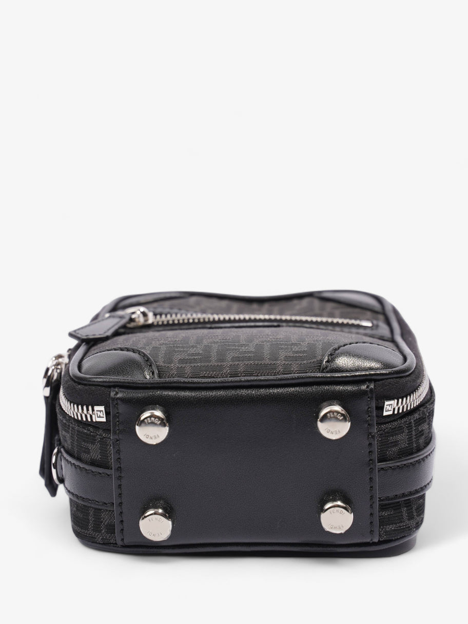 Travel Mini Bag Jacquard Micro FF Black Fabric Image 6
