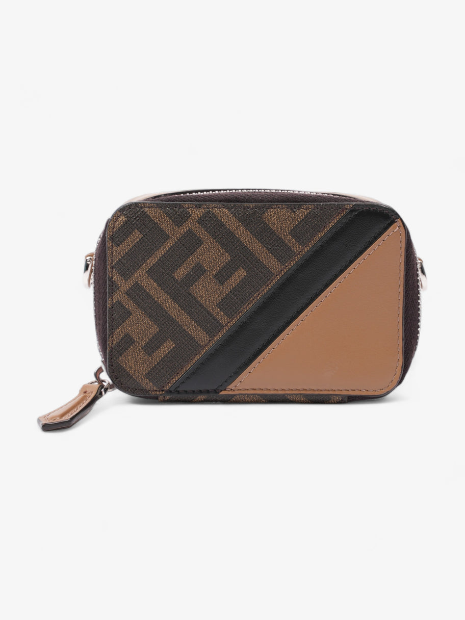 Monogram Zipped Pouch Brown  Leather Image 4