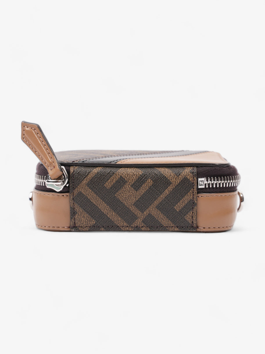 Monogram Zipped Pouch Brown  Leather Image 9