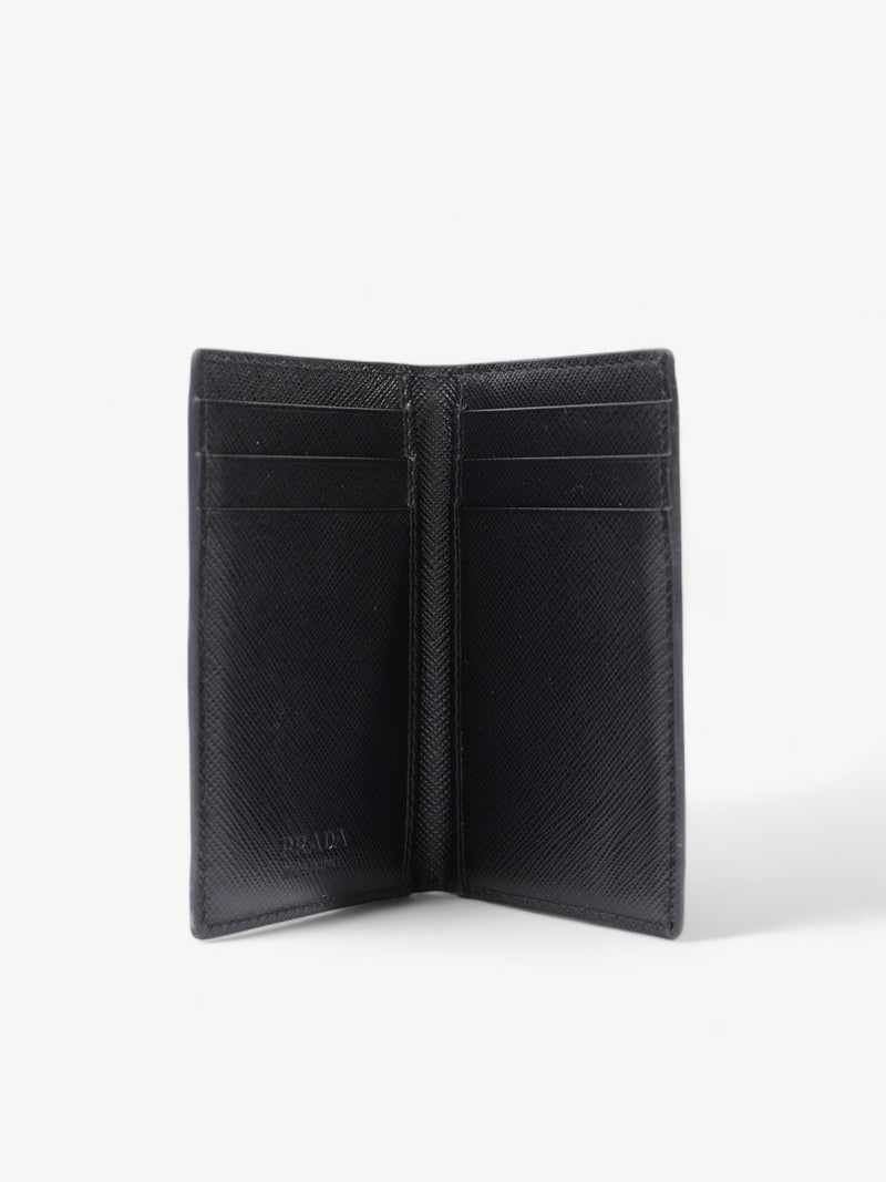  BiFold Wallet Black Saffiano Leather