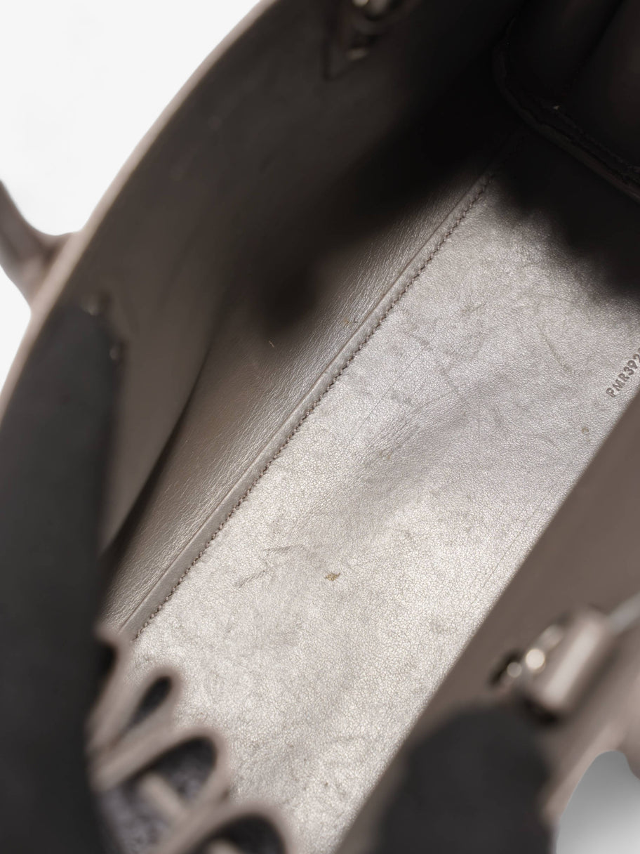 Sac De Jour Grey Croc Embossed Leather Nano Image 9