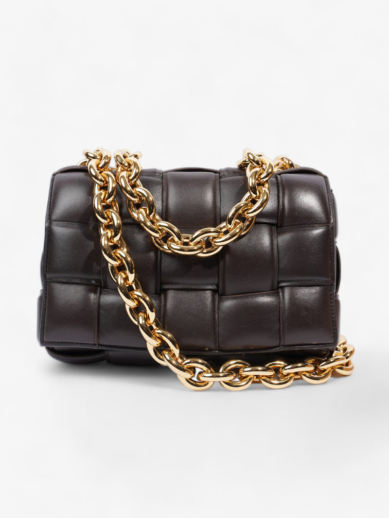  Chain Cassette Brown Nappa Leather