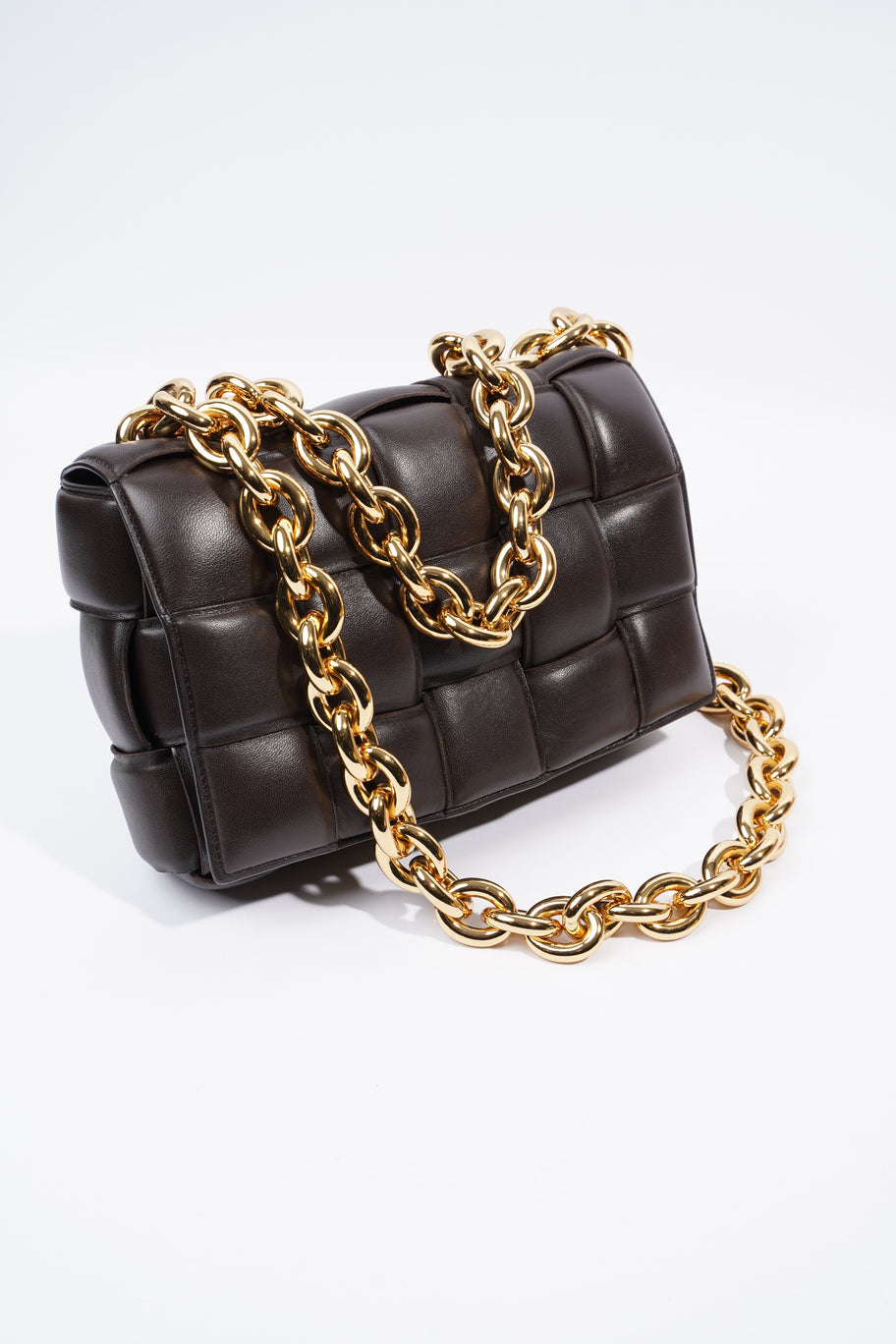 Chain Cassette Brown Nappa Leather Image 8