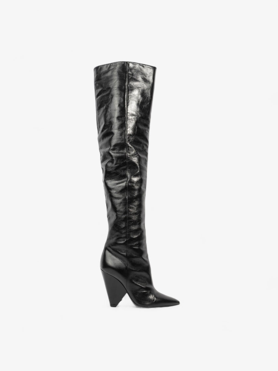 Niki Boots Black Leather EU 40 UK 7 Image 1