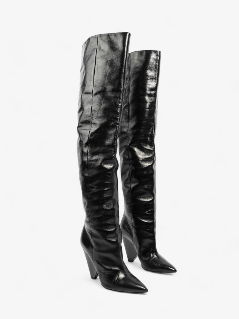  Niki Boots Black Leather EU 40 UK 7