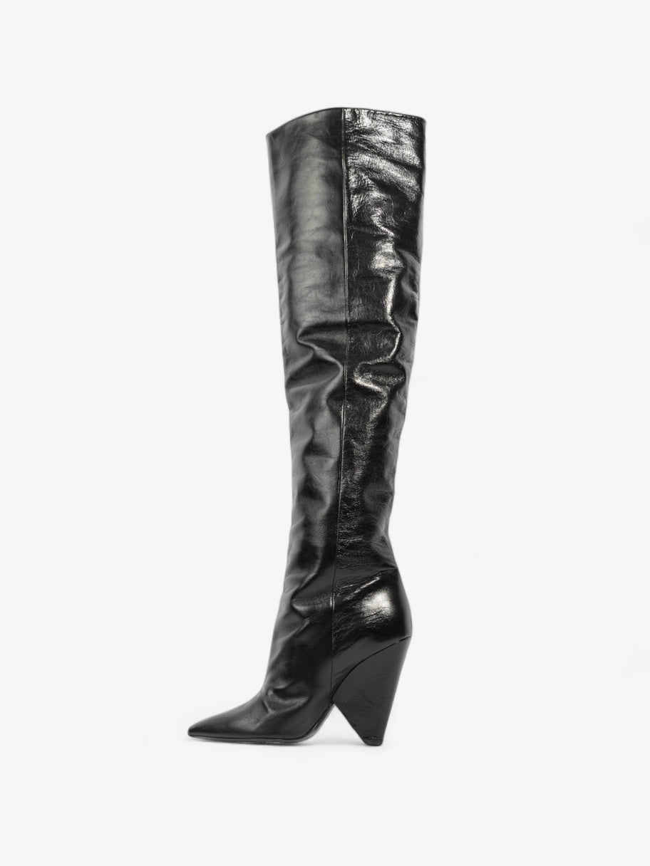 Niki Boots Black Leather EU 40 UK 7 Image 3