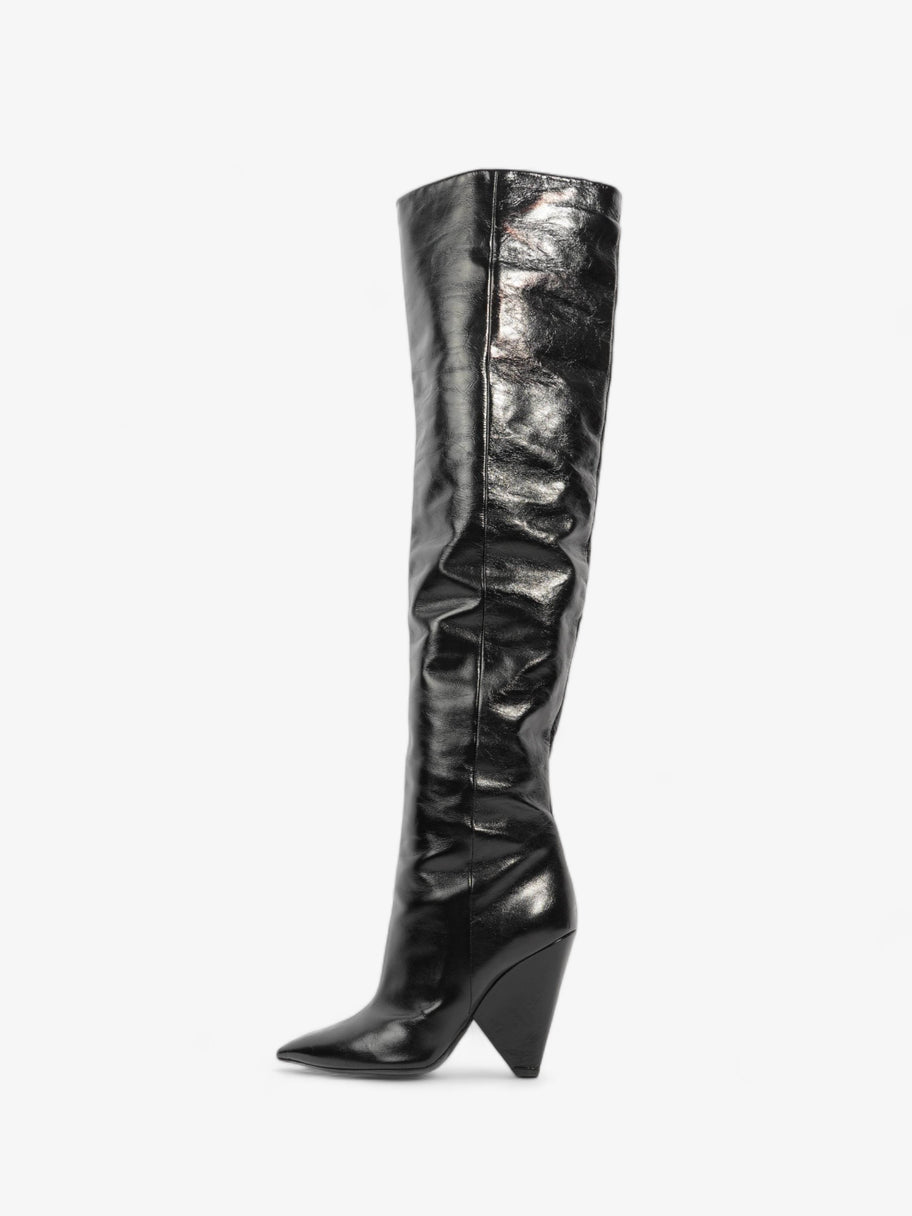 Niki Boots Black Leather EU 40 UK 7 Image 5