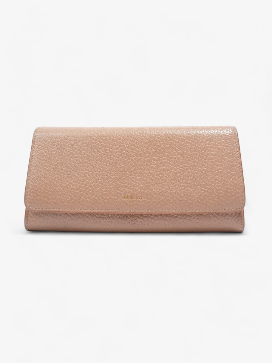 Continental Wallet Light Salmon Grained Leather Image 1