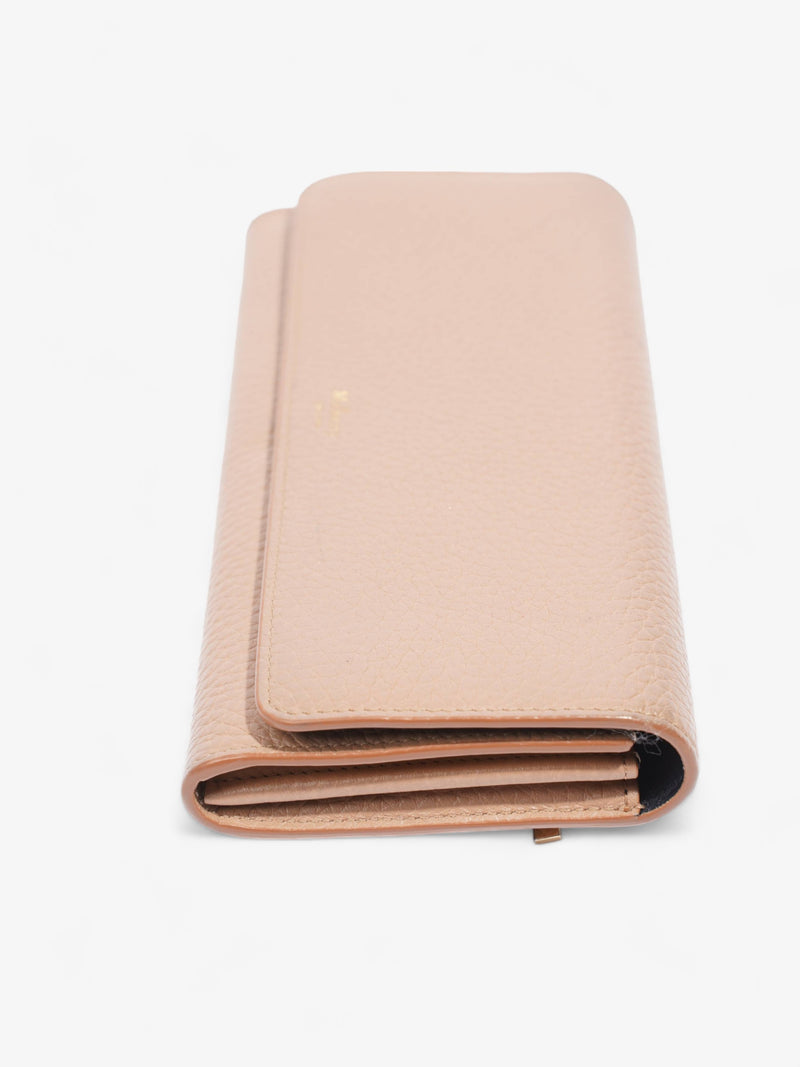 Continental Wallet Light Salmon Grained Leather