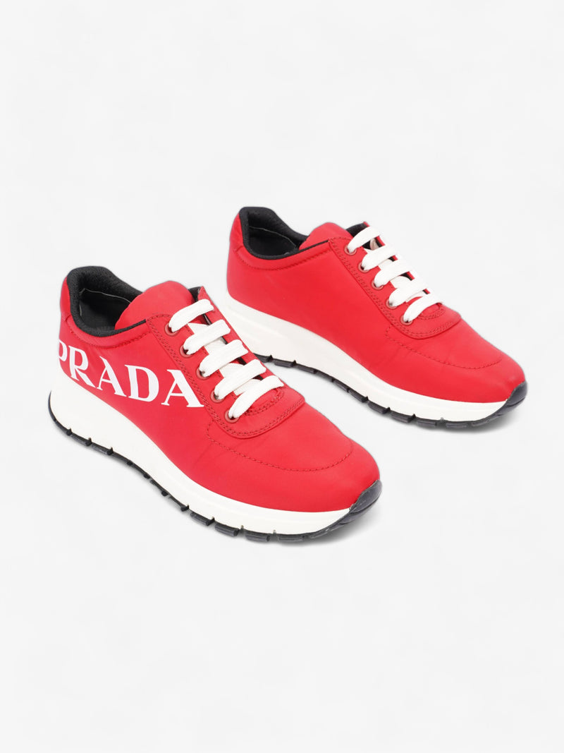  Low Top Sneaker Red / White Re Nylon EU 37.5 UK 4.5