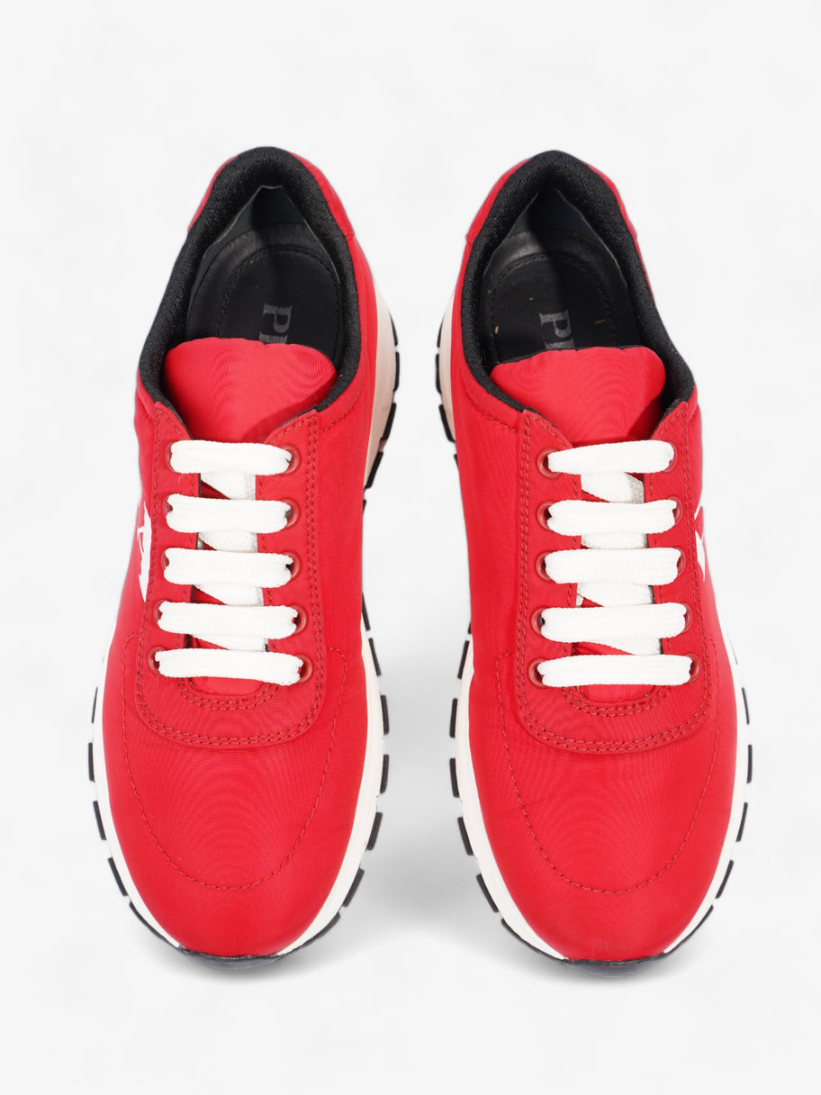Low Top Sneaker Red / White Re Nylon EU 37.5 UK 4.5 Image 8