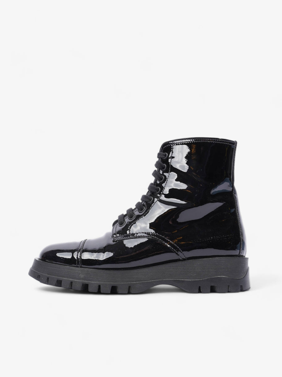 Boots Black Patent Leather EU 36.5 UK 3.5 Image 5