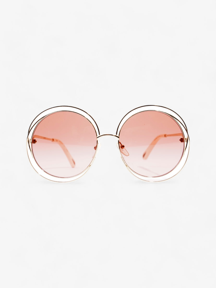 Chloé round frame acetate sunglasses fashion