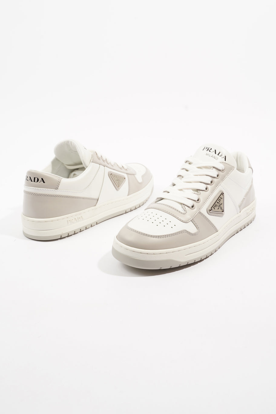 Downtown Sneaker White / Grey Leather EU 40 UK 7 Image 9