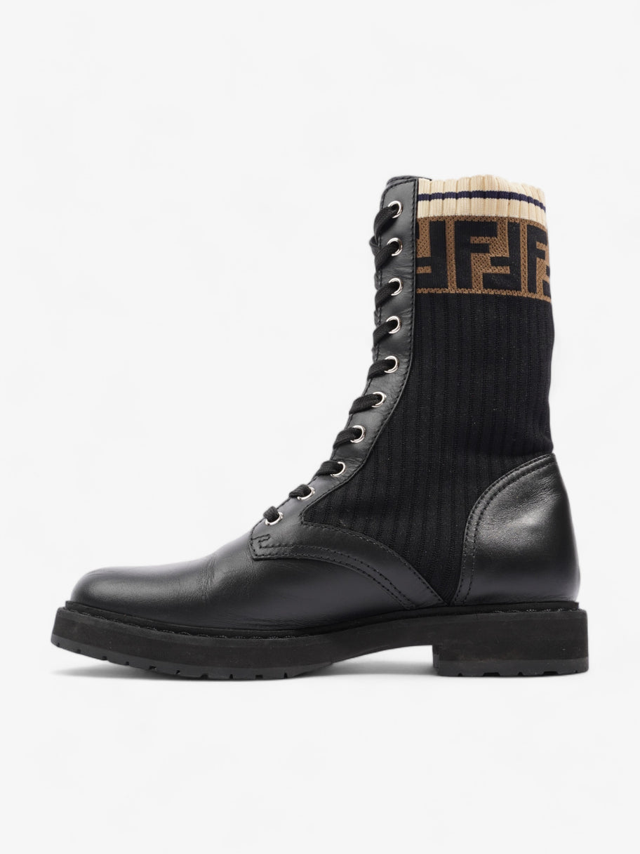 Rockoko Boots Black / Beige Leather EU 37.5 UK 4.5 Image 3