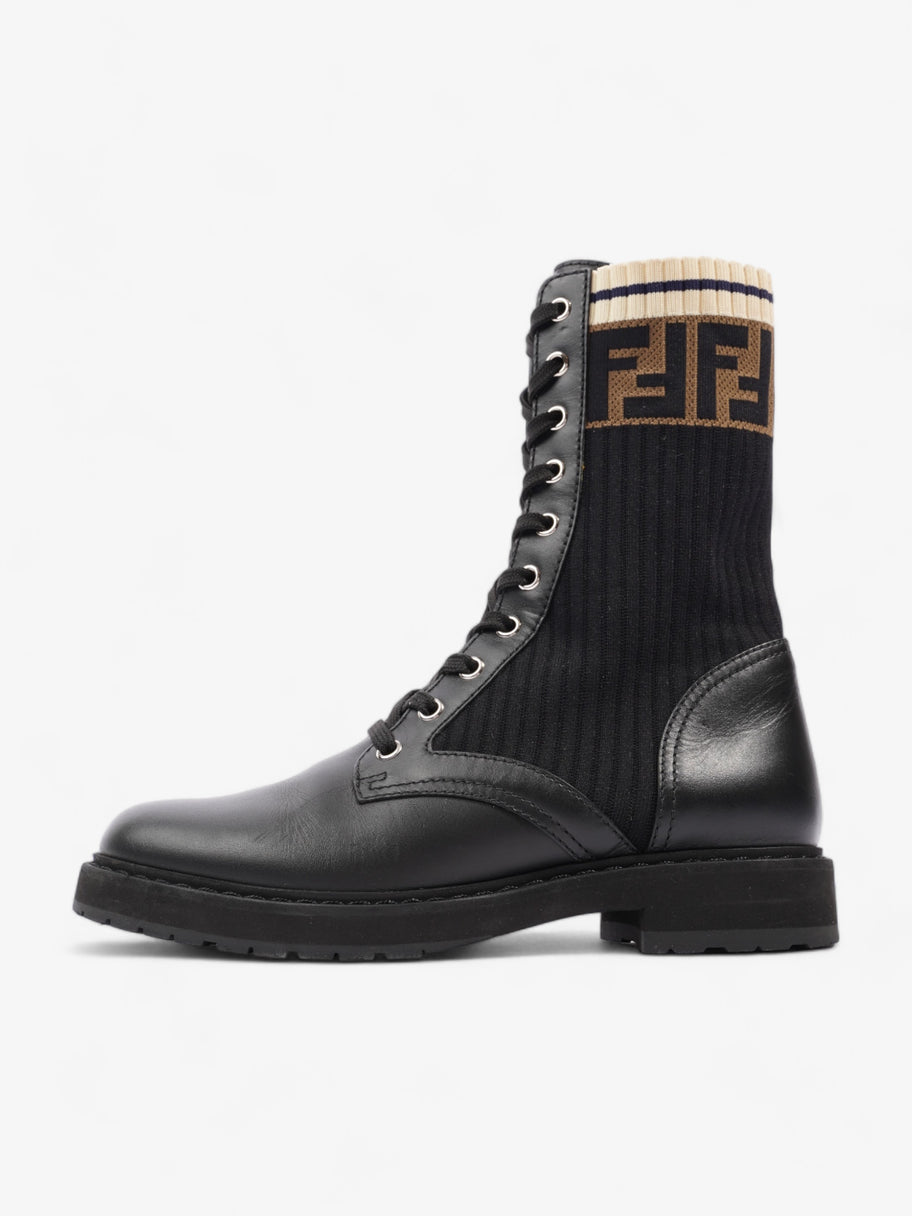 Rockoko Boots Black / Beige Leather EU 37.5 UK 4.5 Image 5