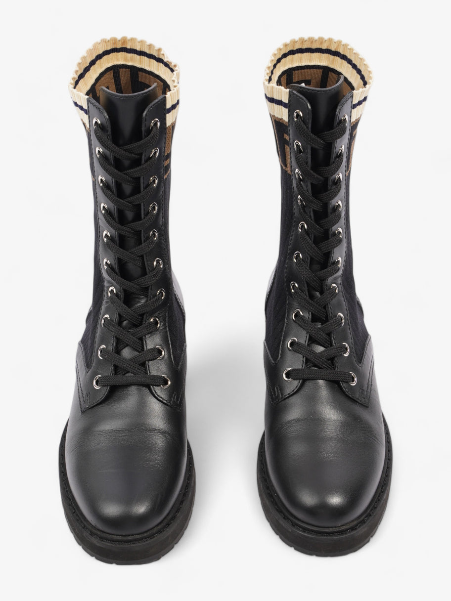 Rockoko Boots Black / Beige Leather EU 37.5 UK 4.5 Image 8