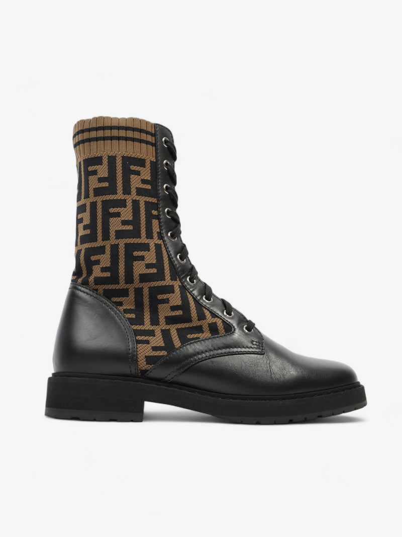  Rockoko Boots Beige / Black Leather EU 41 UK 8