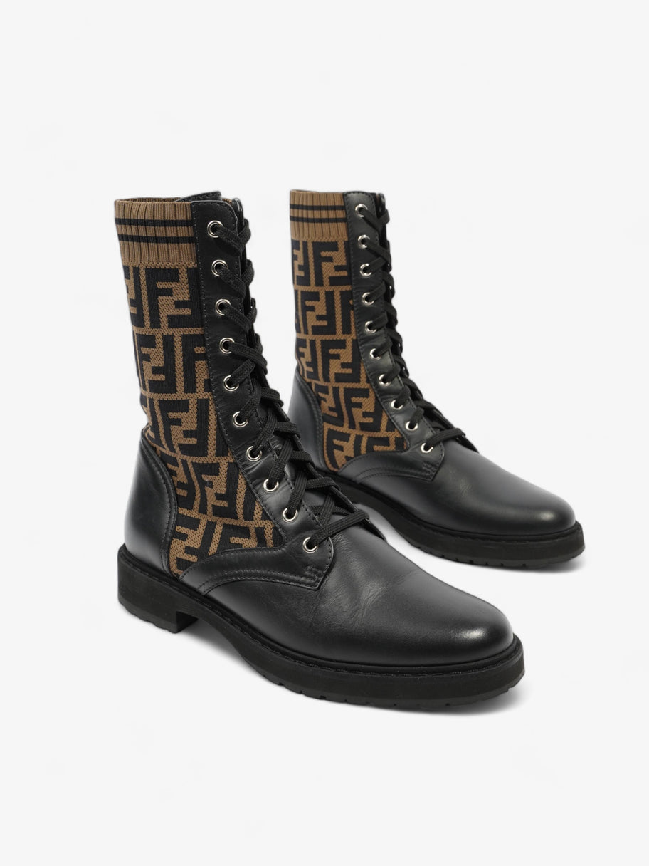 Rockoko Boots Beige / Black Leather EU 41 UK 8 Image 2