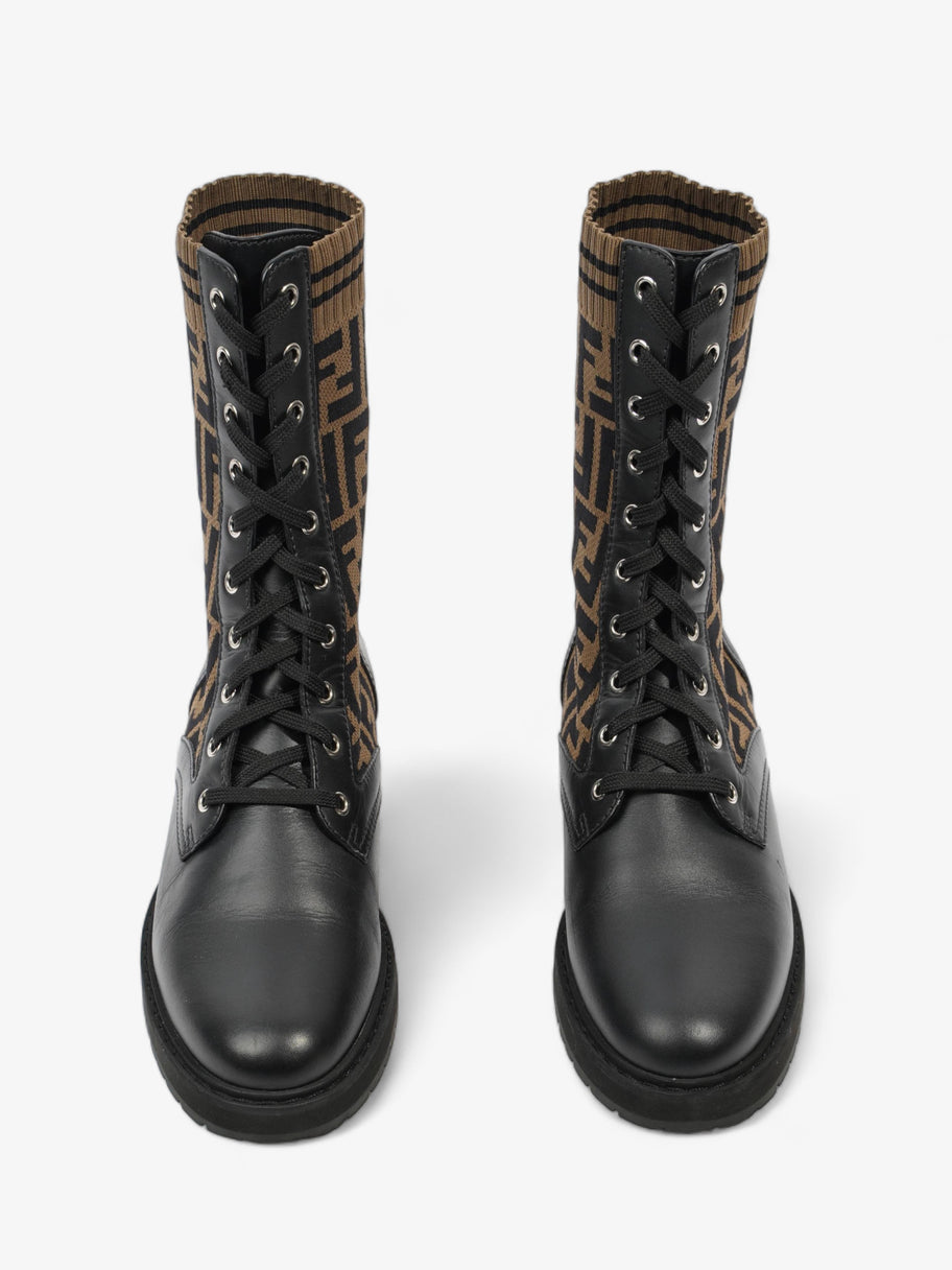Rockoko Boots Beige / Black Leather EU 41 UK 8 Image 8