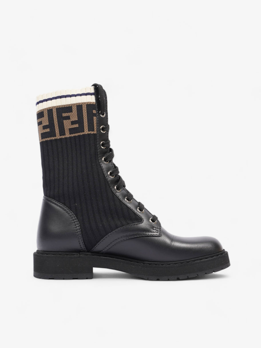 Rockoko Boots Black / Brown / Cream Leather EU 36 UK 3 Image 4