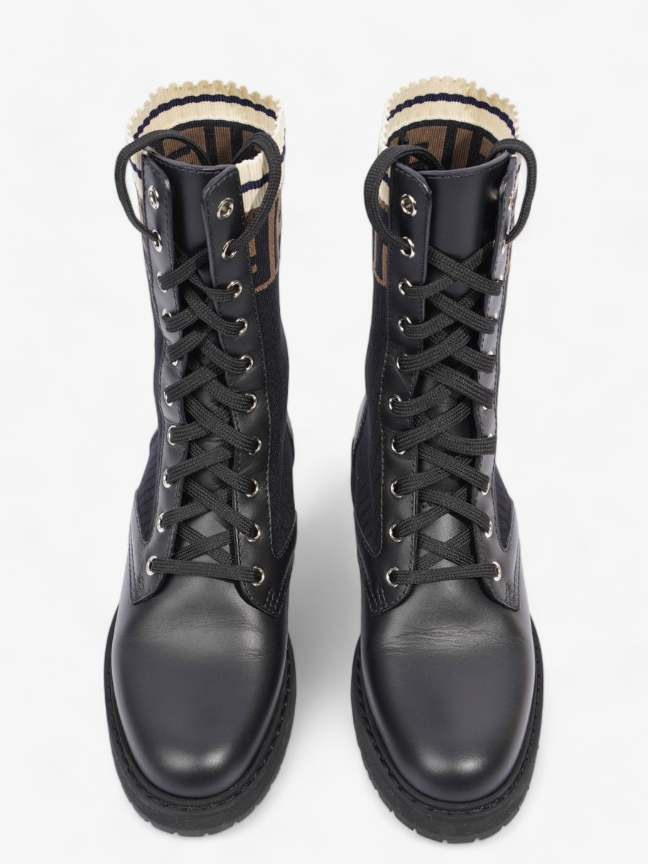 Rockoko Boots Black / Brown / Cream Leather EU 36 UK 3 Image 8