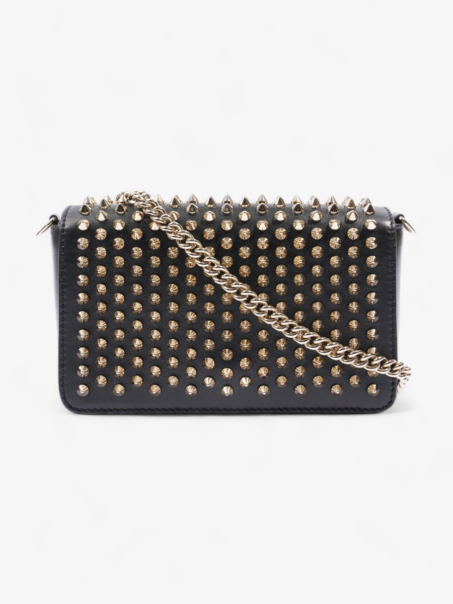 Zoom Pouch Spikes Black Leather Image 1