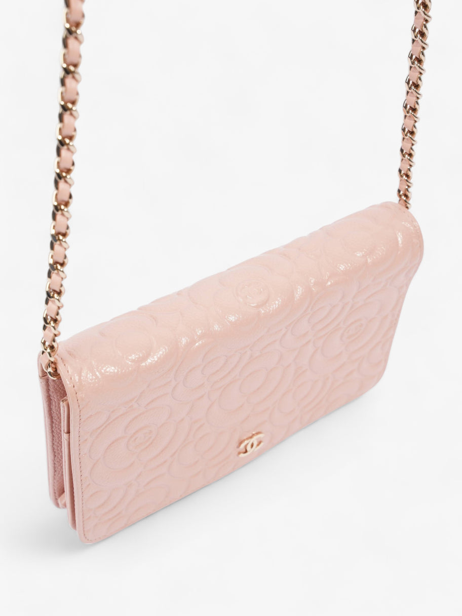 Camellia Wallet On Chain Pink Leather Image 7