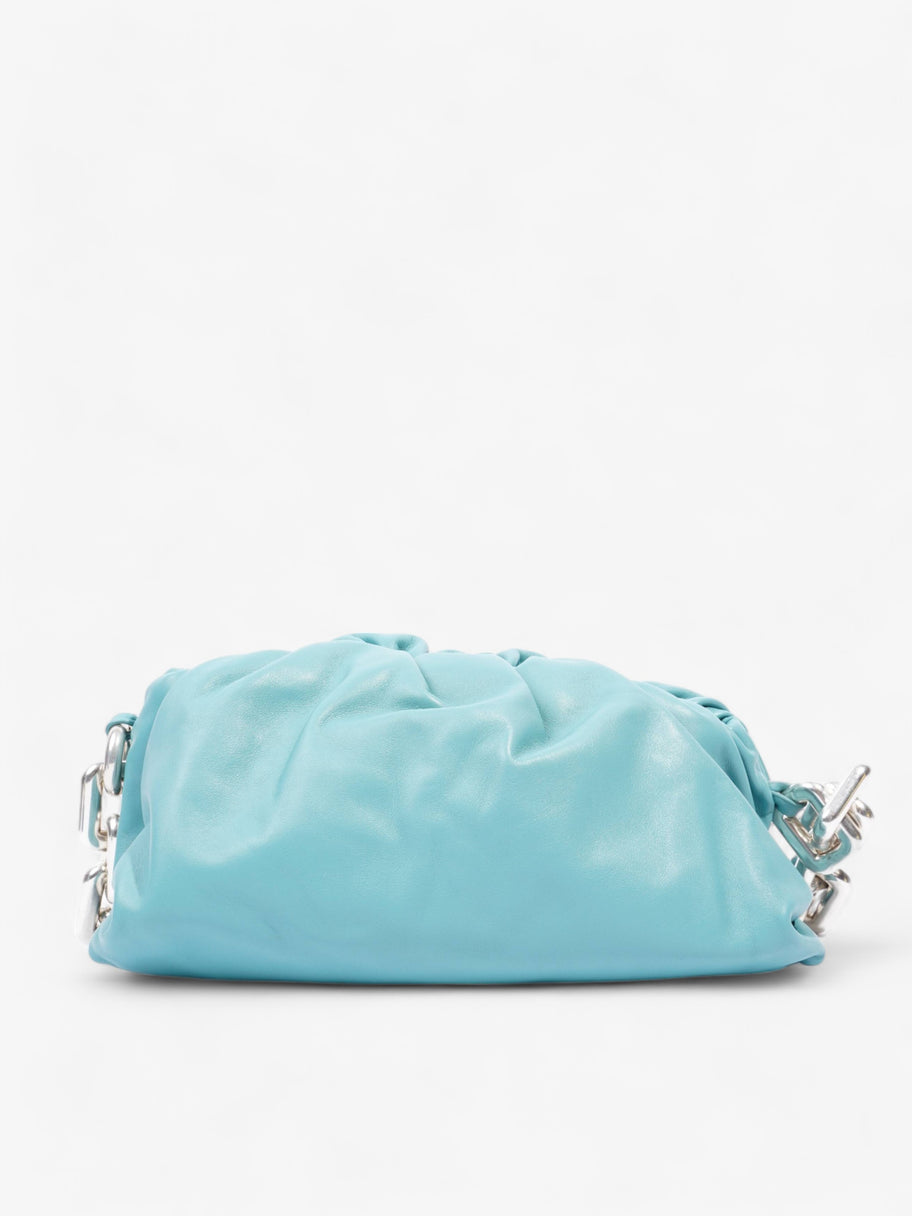 Chain Pouch Turquoise Leather Image 5