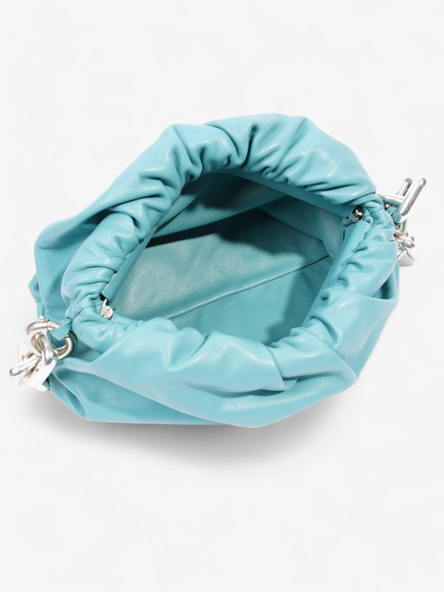 Chain Pouch Turquoise Leather Image 9