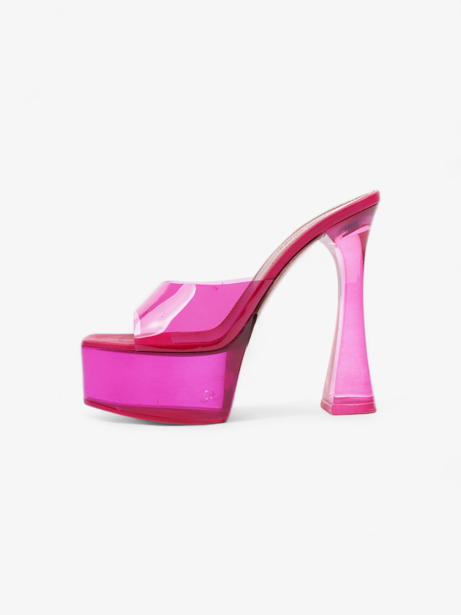 Dalida Glass Sandals 140mm Lotus Pink PVC EU 36 UK 3 Image 5