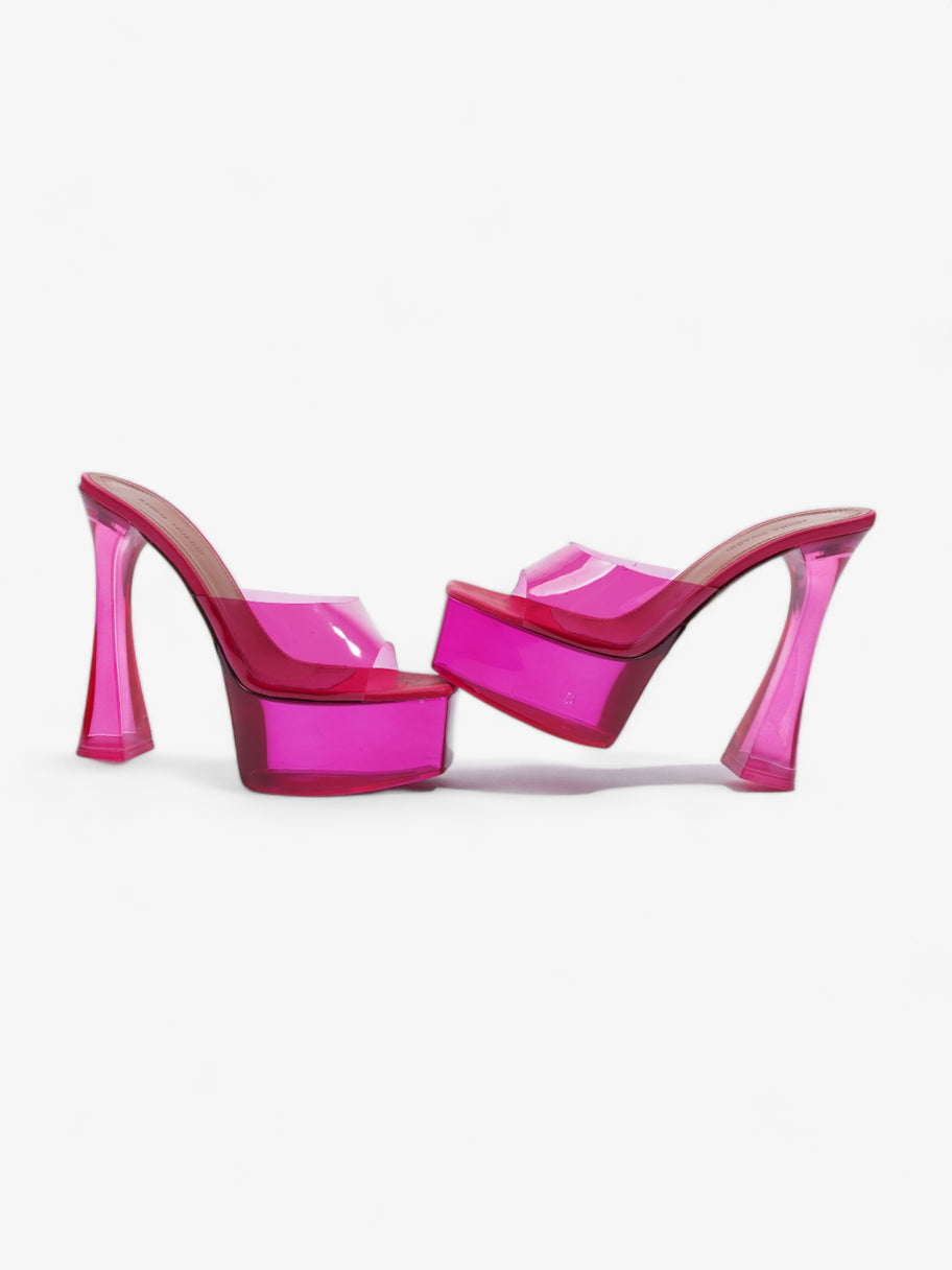 Dalida Glass Sandals 140mm Lotus Pink PVC EU 36 UK 3 Image 9