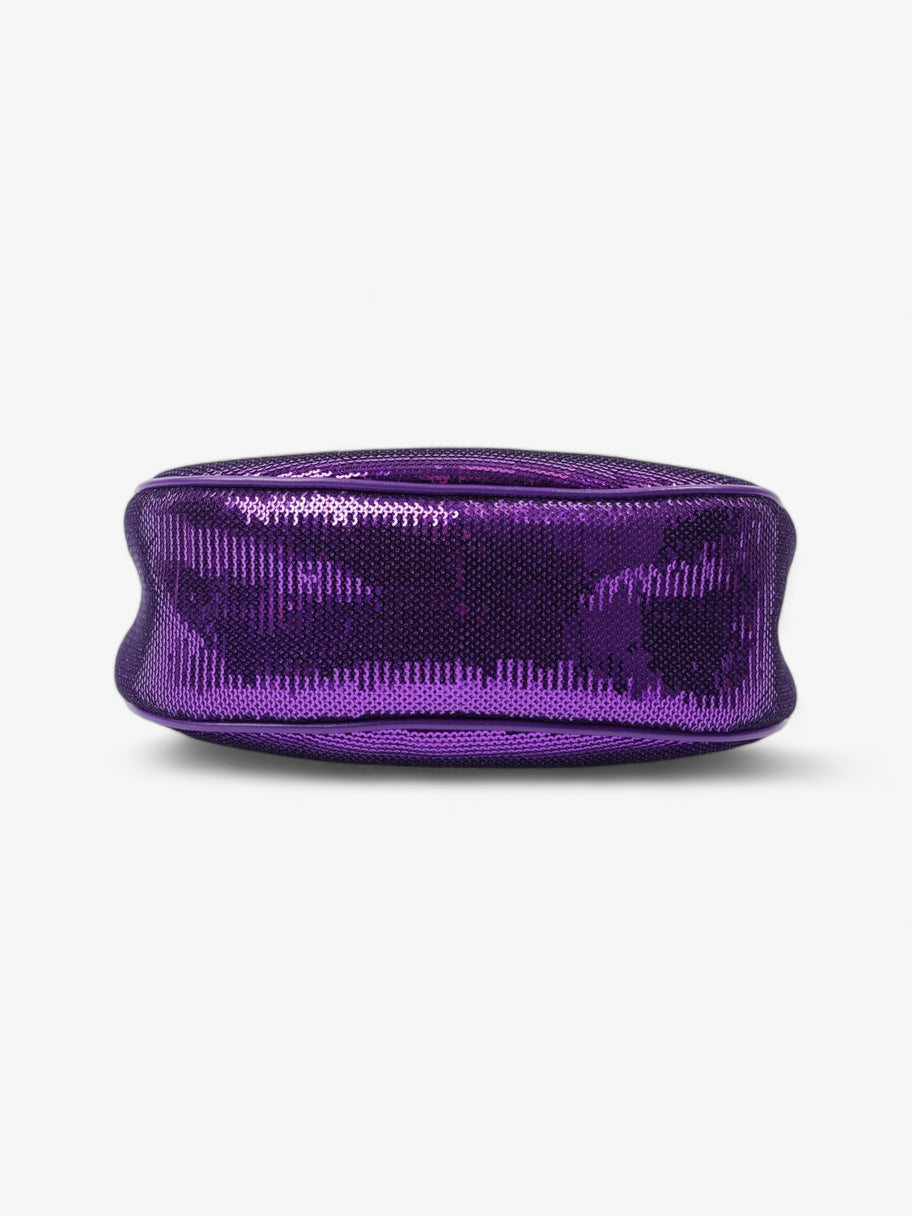 Mini Bianca Tote Bag  Purple Sequin Image 6