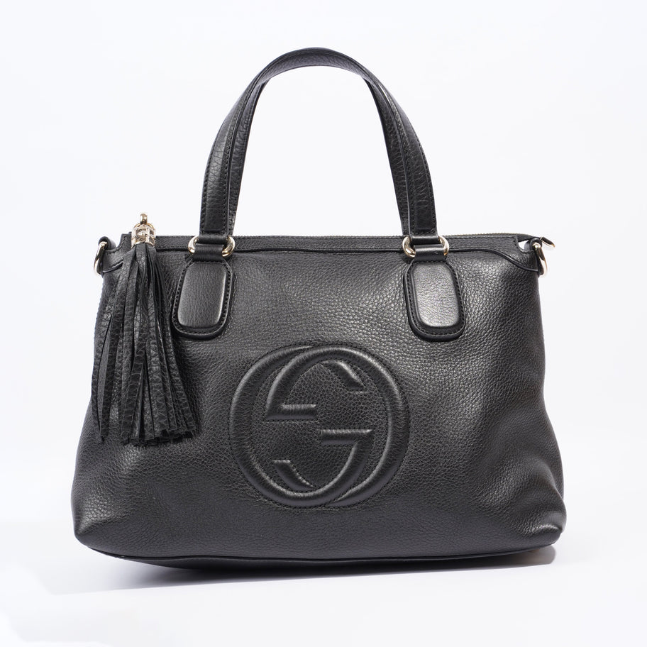 Soho 2Way Bag Black Leather Image 1