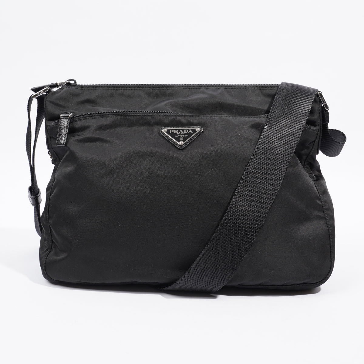 Prada tessuto sling discount bag