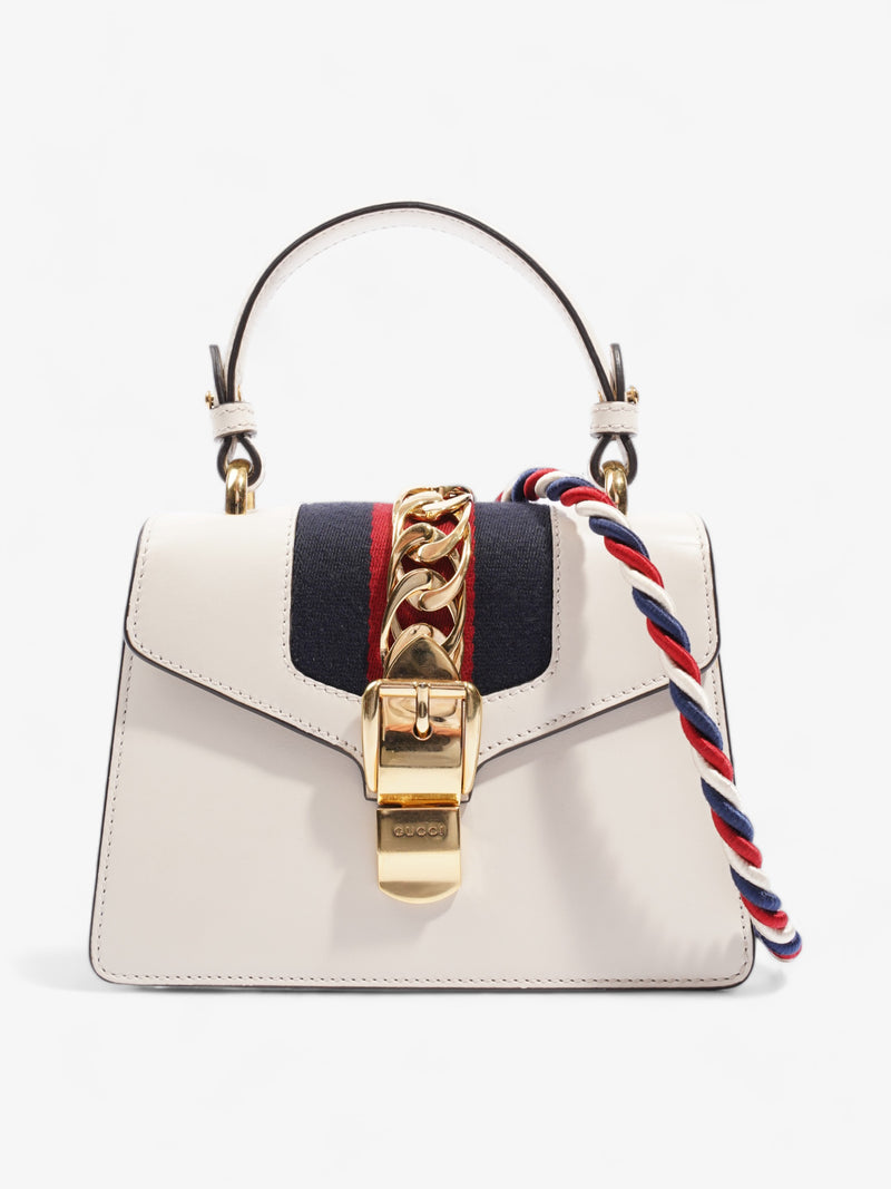  Slyvie Handbag White / Red / Blue Leather