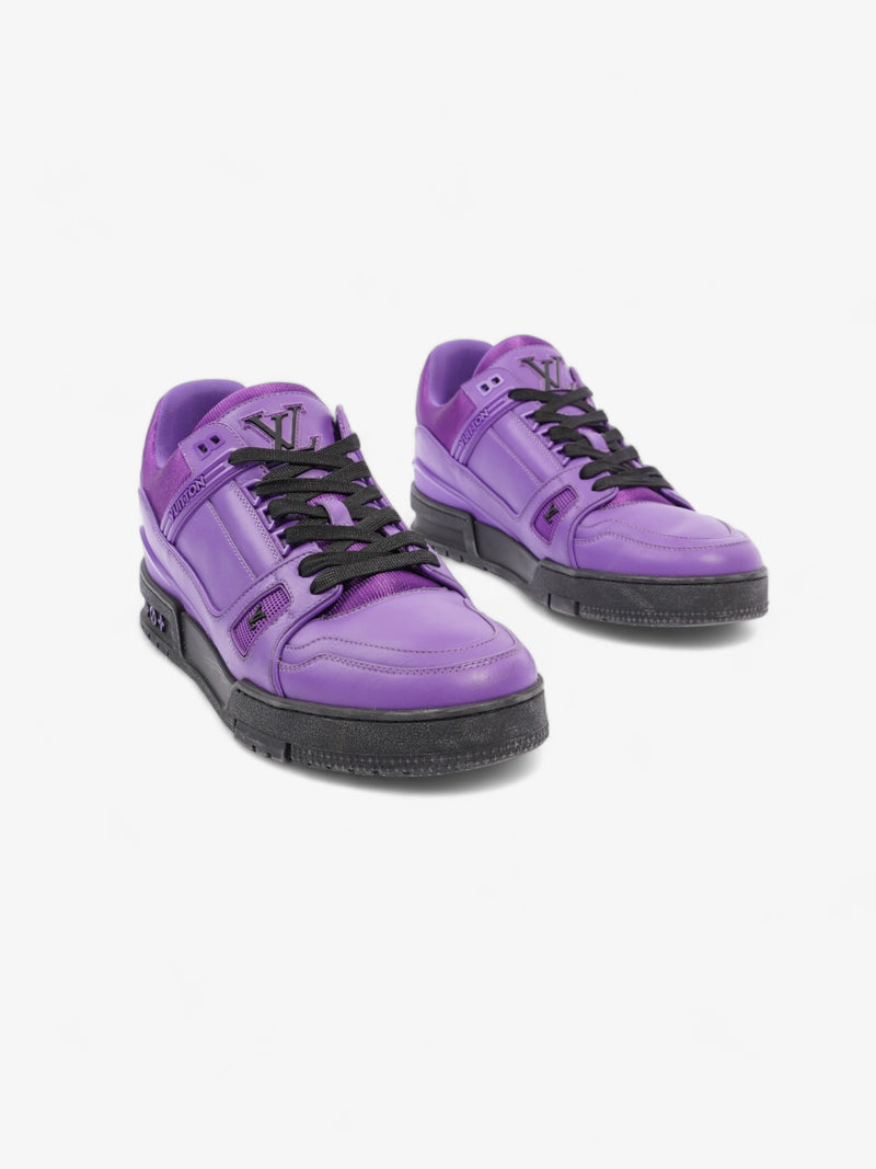  LV Trainers Purple Leather EU 43 UK 9