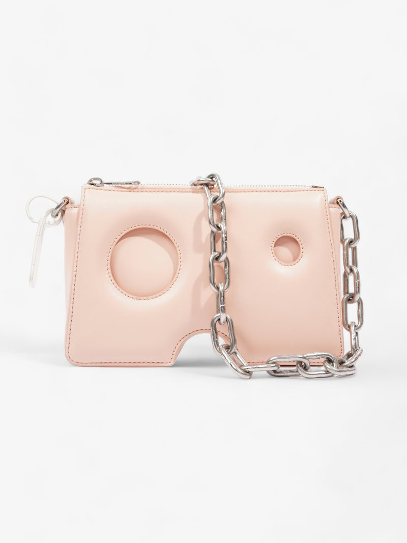  Burrow Zipped Pouch 20 Baby Pink Leather