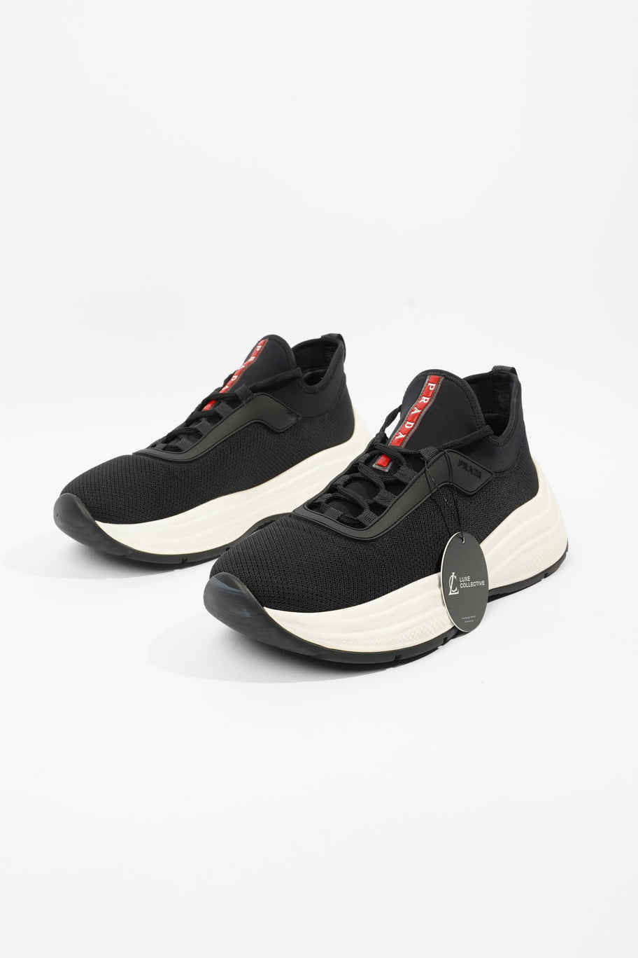 Neoprene Sneakers Black / Red Technical Fabric EU 40 UK 6 Image 12