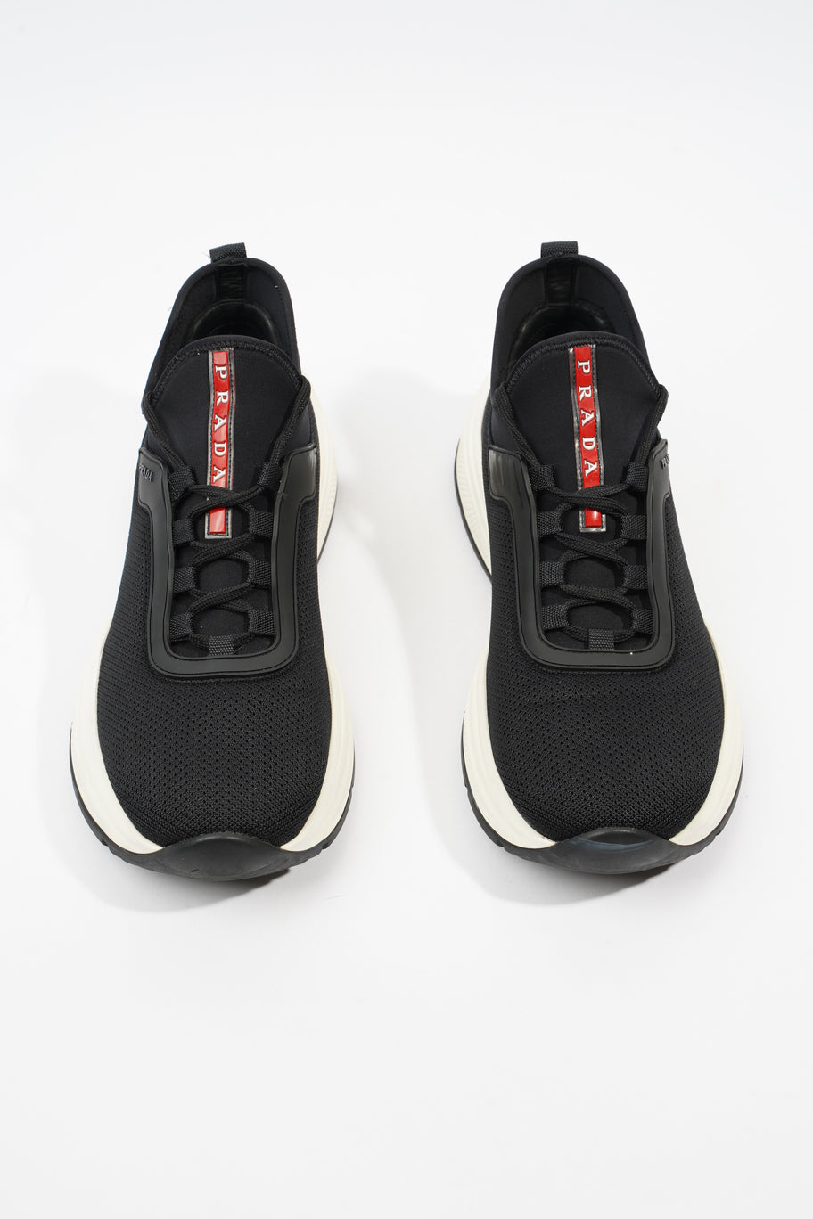 Neoprene Sneakers Black / Red Technical Fabric EU 40 UK 6 Image 8