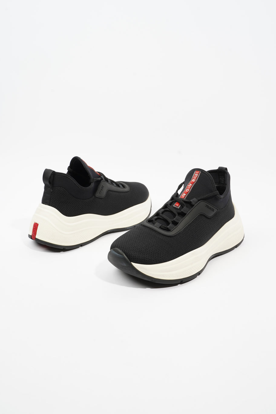 Neoprene Sneakers Black / Red Technical Fabric EU 40 UK 6 Image 9