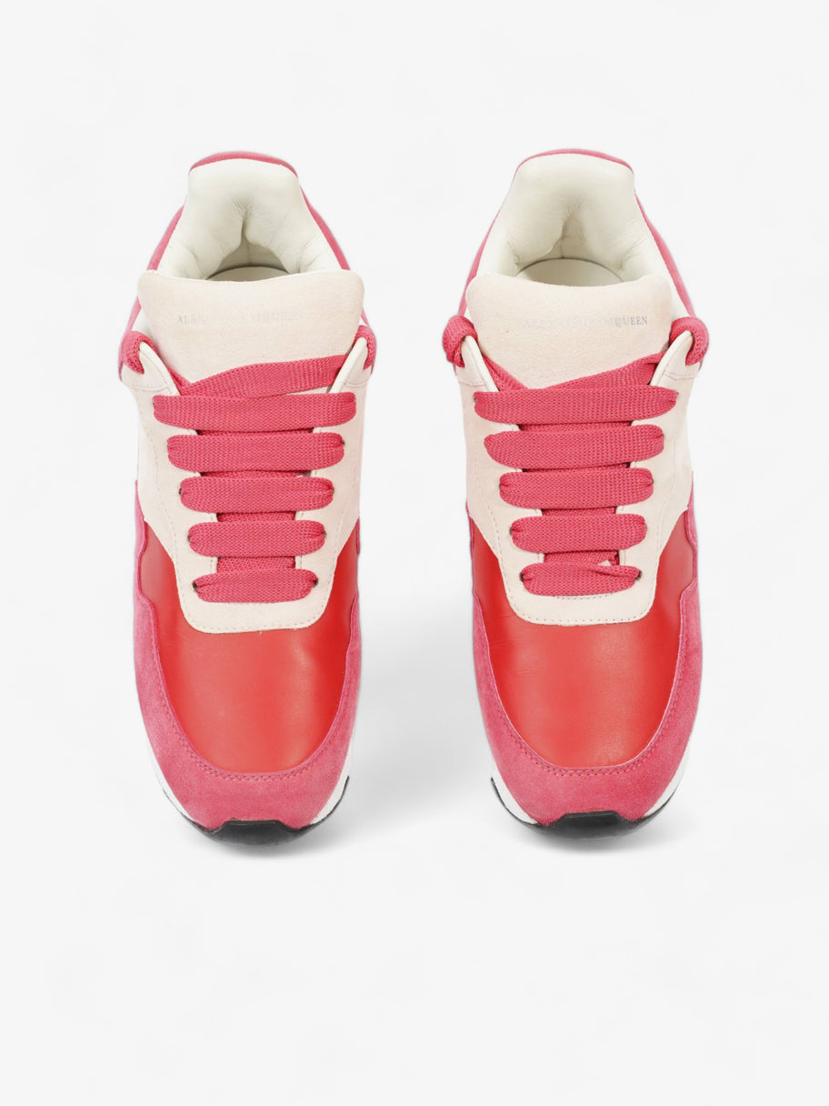 Sprint Runner Pink / Red Leather EU 36.5 UK 3.5 Image 8
