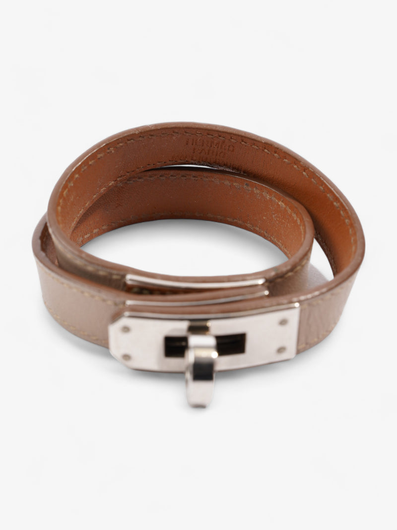  Mini Kelly Double Tour Bracelet …toupe Calfskin Leather T1 (XS)
