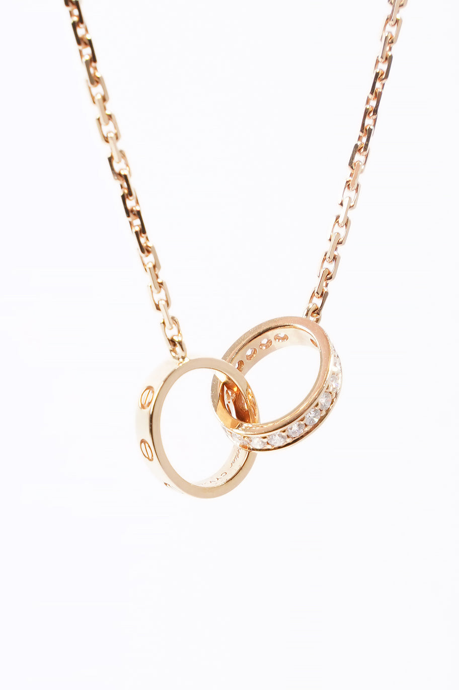 Love Necklace, Diamonds Yellow Gold 750/1000 / 18 Brilliant-Cut Diamonds Yellow Gold Image 4