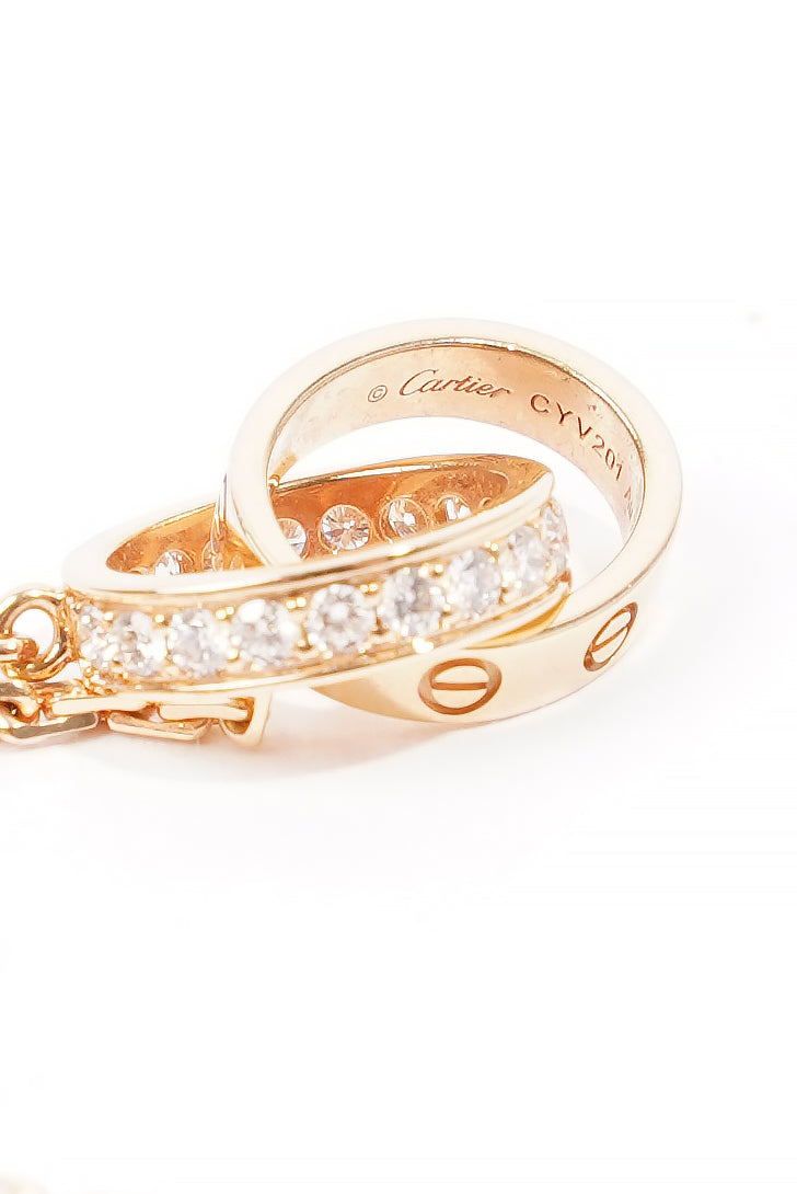 Love Necklace, Diamonds Yellow Gold 750/1000 / 18 Brilliant-Cut Diamonds Yellow Gold Image 6