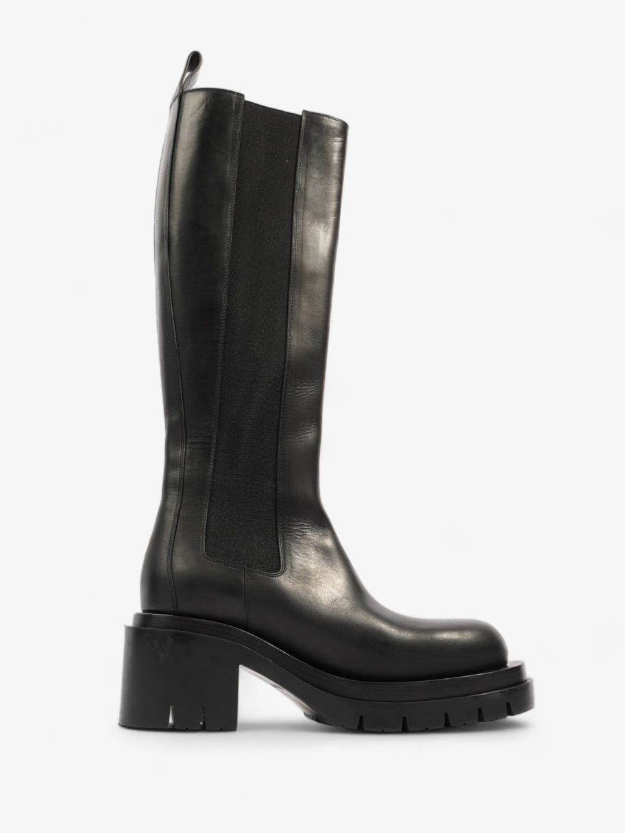 Lug Boots 60 Black Leather EU 39 UK 6 Image 4