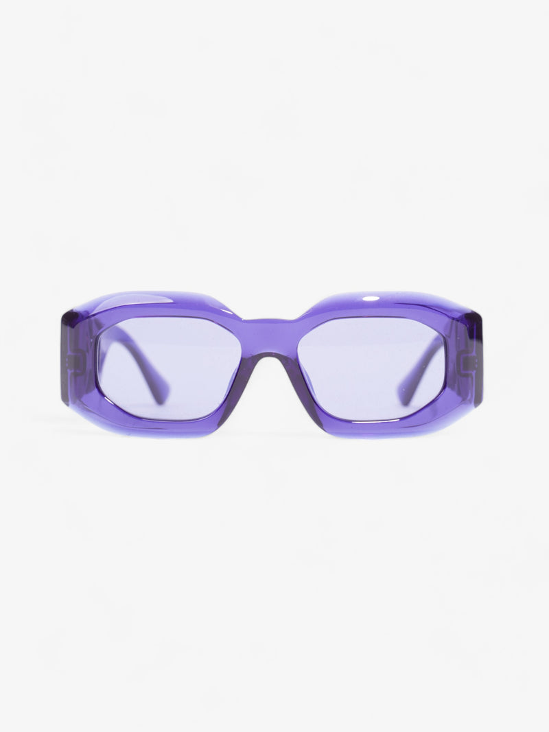  Medusa Biggie Squared Sunglasses Purple Acetate 53mm 18mm