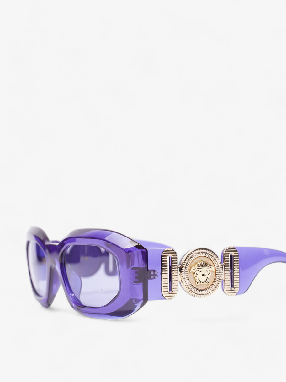 Medusa Biggie Squared Sunglasses Purple Acetate 53mm 18mm Image 2